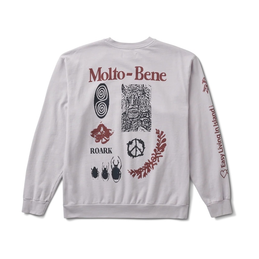New Roark The Artifacts Of Adventure dusty lilac sweater retails $159